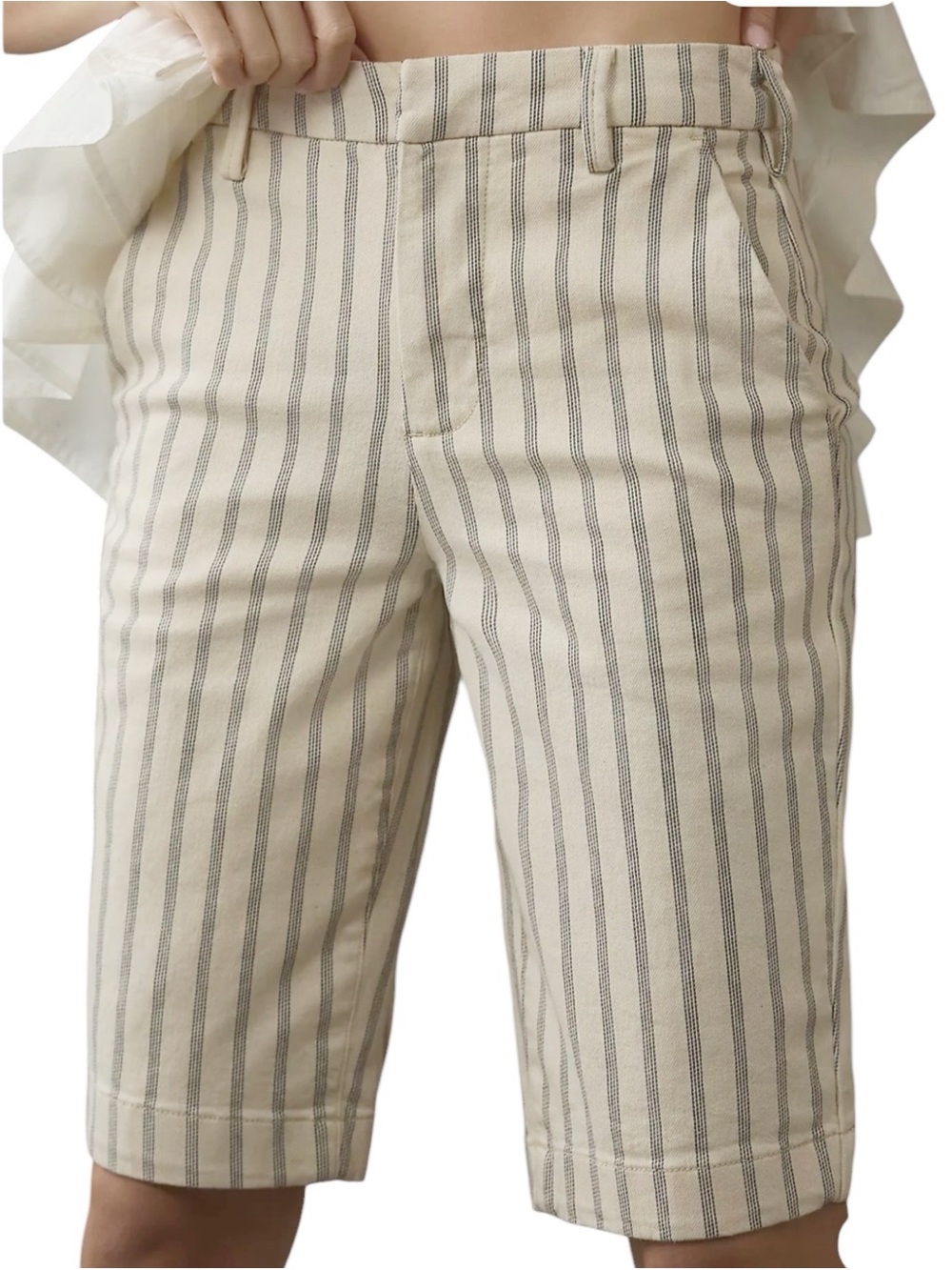 Anthropologie Pilco Slim Trouser Bermuda shorts waist size 30